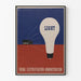 Vintage Rural Electrification Light Poster