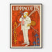 Vintage-Poster Lippincott’s August – Retro-Wanddekoration