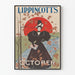 Vintage-Poster Lippincotts Oktober - Herbstliche Wanddekoration