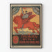 Vintage Russian Poster Education and Communism