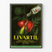 Vintage-Poster Livartil - Retro-Medizinische Wanddekoration