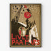 Vintage Poster 'Livet Paa Mars' in Pictorial Graphic Style