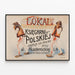 Poster Vintage Libreria Polacca Lokal Księgarni Polskiej — quadro incorniciato alla parete