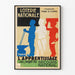 Vintage-Poster Nationale Lotterie 1942 – Wanddekoration Lernhilfe