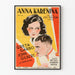 Poster vintage Anna Karenina - Greta Garbo e John Gilbert