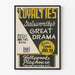 Poster vintage teatro 'Loyalties' di Galsworthy grande dramma