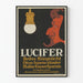 Vintage-Poster Lucifer Economische Pendelarmatur