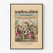 Poster illustrato vintage Lustige Werke di D. Kalisch di W. Scholz
