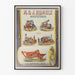 Vintage Poster of Agricultural Machines M. & J. Rumely La Porte