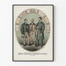 Vintage Poster of the Challenge by James Mace at Heenan & Sayers 1862