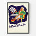 Poster vintage MAGSALYL - Illustrazione caricaturale reale