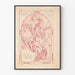 Jugendstil-Poster MÁJ 1902 für Wanddekoration im Vintage-Stil