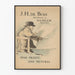 Vintage Poster J.H. de Bois - Illustration Man with Hat