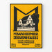 Vintage-Poster Mannheimer Eigenhaus für Wanddekoration