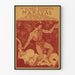 Vintage-Marsyas-Poster dekoratives Wanddekoration