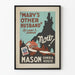 Vintage-Poster Mary's Other Husband - Wanddekoration Amerikanisches Theater