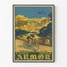 Vintage-Poster Cycles & Motos Armor - Critérium des Aiglons 1925