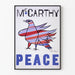 Poster Murale McCarthy Pace con Colomba a Righe