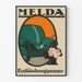 Vintage-Poster Melda Entstaubungspumpe Wanddekoration