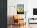 Poster vintage Michigan Art Month per decorazione murale artistica