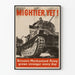 Vintage-Militärposter „Mightier Yet“ mit britischem Panzer