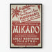 Vintage-Poster Theater Mikado Silvesteraufführung