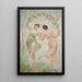Nymphen tanzend - Émile Charlet — gerahmtes Bild an der Wand