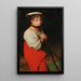 Bergère italiana - Émile Lévy — quadro incorniciato alla parete