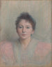 Ritratto di una giovane donna - Émile Lévy — vista dell’opera