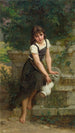 An der Fontaine - Émile Munier — Ansicht des Kunstwerks