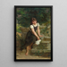 An der Fontaine - Émile Munier — gerahmtes Bild an der Wand