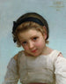 Portrait einer jungen Mädchen - Émile Munier — Ansicht des Kunstwerks