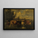 Bétail dans un champ - Émile van Marcke — quadro incorniciato alla parete