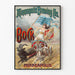 Poster vintage Minneapolis Brewing Co. Bock Birra