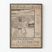 Vintage-Poster von Miss Frances Benjamin Johnston – Fotografische Illustration und Schriftzug