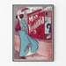 Vintage-Poster Miss Virginia - Retro-Wanddekoration