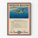 Vintage-Poster Mosquito Bulletin Militärflugzeug Wanddekoration