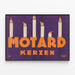 Vintage-Poster Motard Kerzen für Wanddekoration — gerahmtes Bild an der Wand