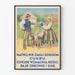 Poster vintage Polonia promozione zucchero e salute per bambini