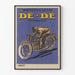 Vintage-Poster Motocyclette Dé-Dé Courbevoie