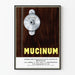 Vintage Wandposter Mucinum - Authentische Retro-Dekoration