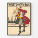 Vintage-Poster Müller Extra - Wanddekoration Poster Champagner