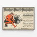 Vintage-Poster Münchner Neueste Nachrichten – Originale Wanddekoration 1914 — gerahmtes Bild an der Wand
