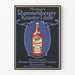 Vintage poster of Muschner's Rummelsberger herbal liqueur