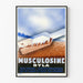 Vintage-Poster Musculosine Byla - Werbe-Poster für Wanddekoration