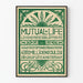 Vintage Poster Mutual Life Annuity Amsterdam 1898