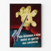 Anti-Axt-Modern-Propagandaposter - Eindrucksvolle Wanddekoration