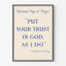Decorative poster for National Day of Prayer - Inspirational quote