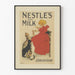 Vintage Poster Nestlé's Swiss Milk, Richest in Cream