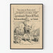 Poster vintage tedesco animali parlanti e personaggi in costume